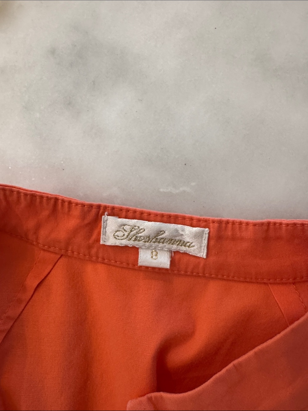 Women's Orange Ruffle-Front Dress - Picture 2 of 3